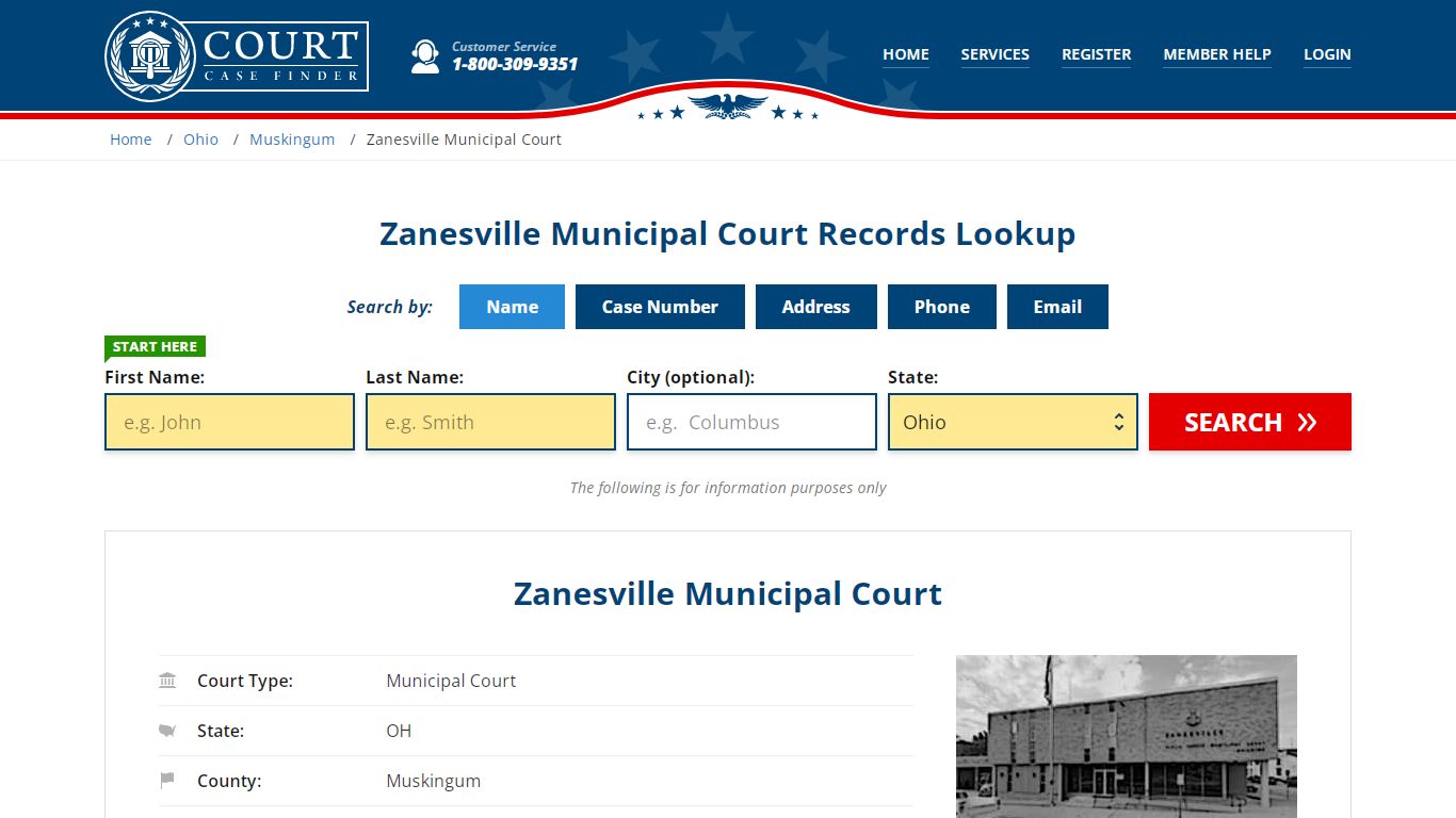 Zanesville Municipal Court Records | Zanesville, Muskingum County, OH ...